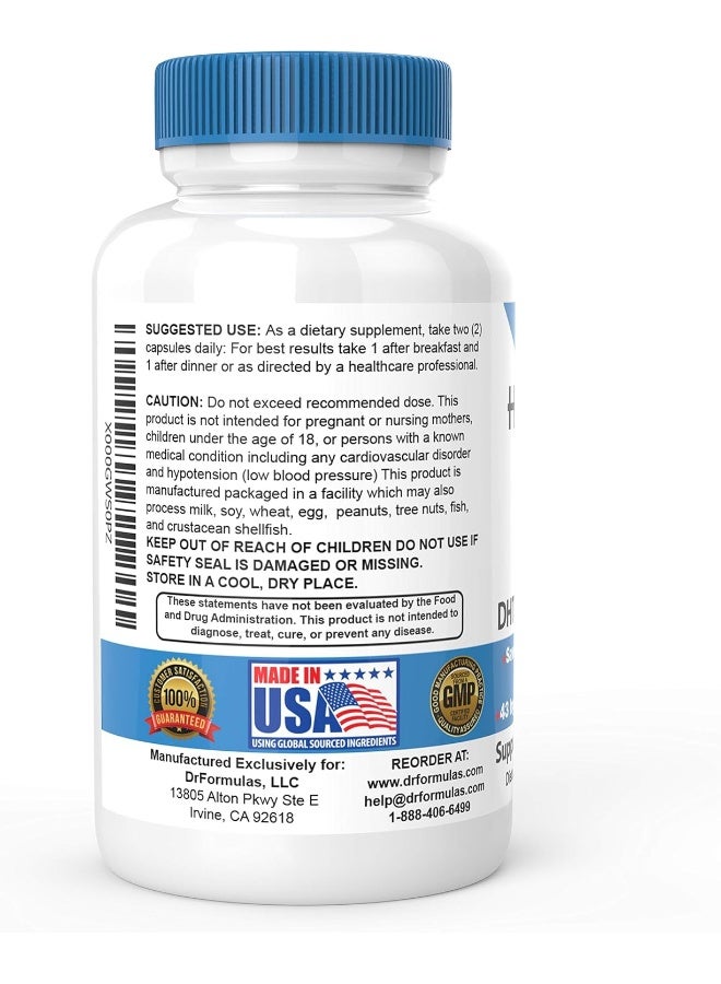 DrFormulas DHT Blocker for Men and Women | HairOmega Advanced Hair Growth Supplements with Biotin 5000 mcg | Hair Loss Vitamins Pills, 45 Day Supply - Image 3